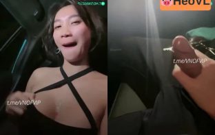 Em Rosababy sục cặc tài xế trên xe || P1